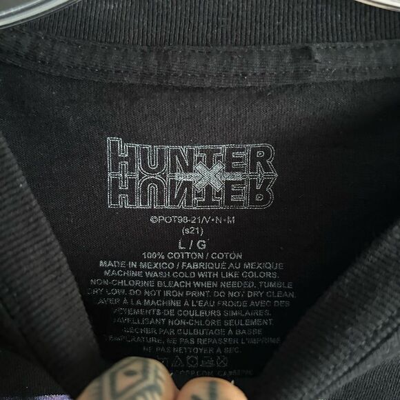 Hunter X Hunter Anime Graphic Black T-Shirt L - Picture 5 of 16